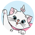 Disney Marie Animated Stickers Sticker for LINE & WhatsApp | ZIP: GIF & PNG