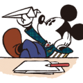 Disney School Life Sticker for LINE & WhatsApp | ZIP: GIF & PNG