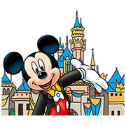 Disney Theme Park Sticker for LINE & WhatsApp | ZIP: GIF & PNG