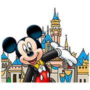 Disney Theme Park Disney Theme Park Sticker for LINE & WhatsApp | ZIP: GIF & PNG