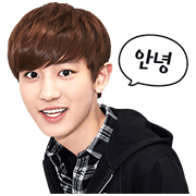 EXO CHAN YEOL Special EXO CHAN YEOL Special Sticker for LINE & WhatsApp | ZIP: GIF & PNG