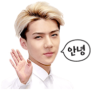 EXO SE HUN Special EXO SE HUN Special Sticker for LINE & WhatsApp | ZIP: GIF & PNG
