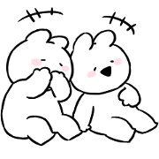 Extremely Little Rabbit Animated Vol. 2 Sticker for LINE & WhatsApp | ZIP: GIF & PNG