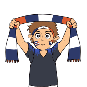 Favorite Team: France Sticker for LINE & WhatsApp | ZIP: GIF & PNG