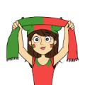 Favorite Team: Portugal Sticker for LINE & WhatsApp | ZIP: GIF & PNG