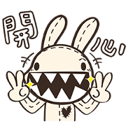 Foufou Bunny's Daily Life Foufou Bunny's Daily Life Sticker for LINE & WhatsApp | ZIP: GIF & PNG