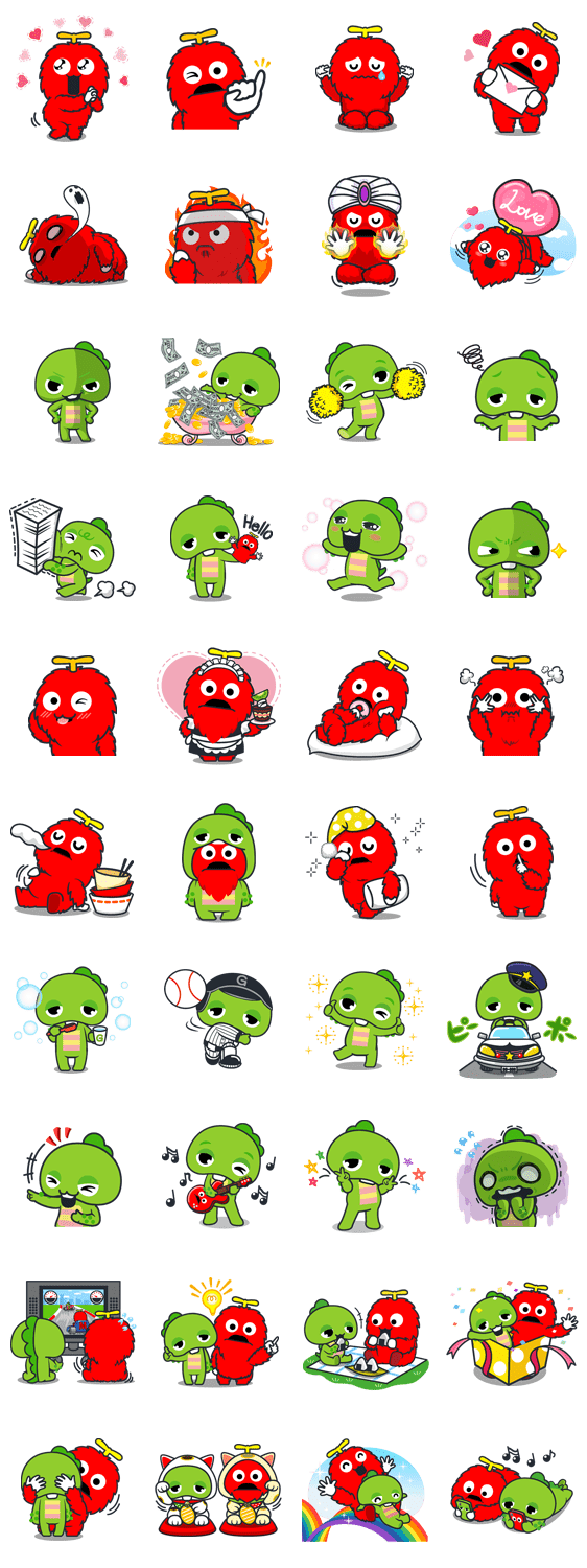 Gachapin Mukku 2 Sticker For Line Whatsapp Android