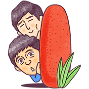 Hakata Hanamaru･Daikichi Sticker for LINE & WhatsApp | ZIP: GIF & PNG