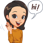 Happy Maya Sticker for LINE & WhatsApp | ZIP: GIF & PNG
