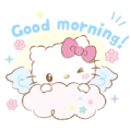 Hello Kitty: Baby Angel Sticker for LINE & WhatsApp | ZIP: GIF & PNG
