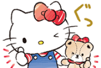 Hello Kitty and Tiny Chum Sticker for LINE & WhatsApp | ZIP: GIF & PNG
