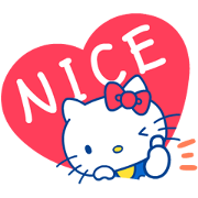 Hello Kitty's Cute Phrases Sticker for LINE & WhatsApp | ZIP: GIF & PNG