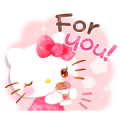 Hello Kitty's Wonderful Watercolor Sticker for LINE & WhatsApp | ZIP: GIF & PNG