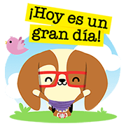 HipsDog: Cool Sticker for LINE & WhatsApp | ZIP: GIF & PNG