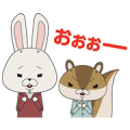 KAMI USAGI ROPÉ Animated Stickers Sticker for LINE & WhatsApp | ZIP: GIF & PNG