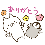 LINE NEWS × Penguin and Cat Days Sticker for LINE & WhatsApp | ZIP: GIF & PNG