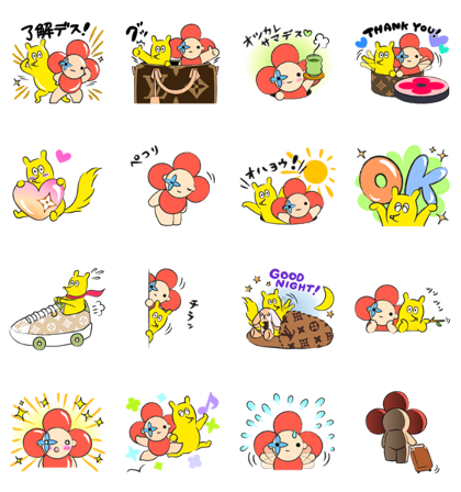 LOUIS 200, Sticker List: LINE, WhatsApp, Telegram