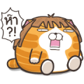 Lan Lan Cat Chubby Stickers Sticker for LINE & WhatsApp | ZIP: GIF & PNG