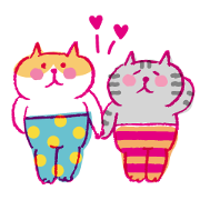 Lazy Nyansuke Chinese Ver. III: LOVE LOVE Lazy Nyansuke Chinese Ver. III:LOVE LOVE Sticker for LINE & WhatsApp | ZIP: GIF & PNG