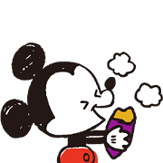 Mickey and Friends: Autumn Warmth Mickey and Friends: Autumn Warmth Sticker for LINE & WhatsApp | ZIP: GIF & PNG