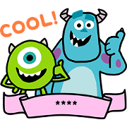 Monsters, Inc. Custom Stickers Sticker for LINE & WhatsApp | ZIP: GIF & PNG