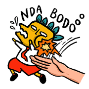 NONO NDA BODO Sticker for LINE & WhatsApp | ZIP: GIF & PNG