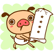 PANPAKA PANTS Custom Stickers PANPAKA PANTS Custom Stickers Sticker for LINE & WhatsApp | ZIP: GIF & PNG