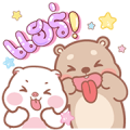 Pig & Bear Big Stickers