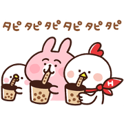 Piske & Usagi × Honda Sticker for LINE & WhatsApp | ZIP: GIF & PNG