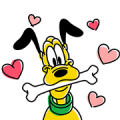 Pluto Sticker for LINE & WhatsApp | ZIP: GIF & PNG