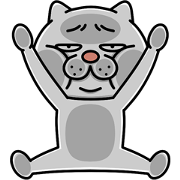 Pop-Up Annoying Cat Sticker for LINE & WhatsApp | ZIP: GIF & PNG