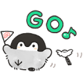 Positive Penguins × SHOPPING GO Sticker for LINE & WhatsApp | ZIP: GIF & PNG