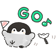 Positive Penguins × SHOPPING GO Positive Penguins × SHOPPING GO Sticker for LINE & WhatsApp | ZIP: GIF & PNG