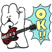 Rabbit Rock × LINE Score Sticker for LINE & WhatsApp | ZIP: GIF & PNG