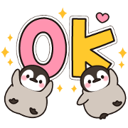 S3 Beauty Store × Healing penguin S3 Beauty Store × Healing penguin Sticker for LINE & WhatsApp | ZIP: GIF & PNG
