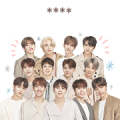 SEVENTEEN Custom Stickers Sticker for LINE & WhatsApp | ZIP: GIF & PNG