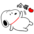 SNOOPY Overreaction Stickers Sticker for LINE & WhatsApp | ZIP: GIF & PNG