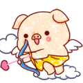 Shine Pig: Shine Your Chat 3 Sticker for LINE & WhatsApp | ZIP: GIF & PNG