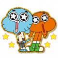 The Amazing World of Gumball Sticker for LINE & WhatsApp | ZIP: GIF & PNG