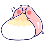 Tiny Piggy's Happy Days Sticker for LINE & WhatsApp | ZIP: GIF & PNG