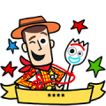 Toy Story 4 Custom Stickers Sticker for LINE & WhatsApp | ZIP: GIF & PNG