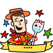 Toy Story 4 Custom Stickers Sticker for LINE & WhatsApp | ZIP: GIF & PNG
