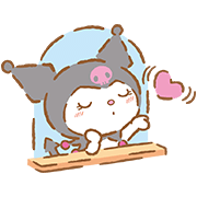 We Love Kuromi We Love Kuromi Sticker for LINE & WhatsApp | ZIP: GIF & PNG