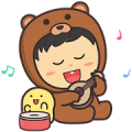All Exist Squad: Happiness Sticker for LINE & WhatsApp | ZIP: GIF & PNG