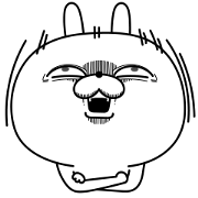 Animated Super Expressive Rabbit 2 Animated Super Expressive Rabbit 2 Sticker for LINE & WhatsApp | ZIP: GIF & PNG