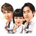 Blouson Chiemi with B Gets Movin' Sticker for LINE & WhatsApp | ZIP: GIF & PNG