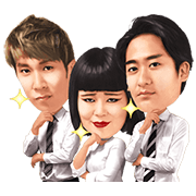 Blouson Chiemi with B Gets Movin' Blouson Chiemi with B Gets Movin' Sticker for LINE & WhatsApp | ZIP: GIF & PNG