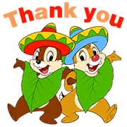 Chip 'n' Dale Summer Delight Stickers Sticker for LINE & WhatsApp | ZIP: GIF & PNG