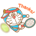 Doraemon's Animated Sports Sticker for LINE & WhatsApp | ZIP: GIF & PNG