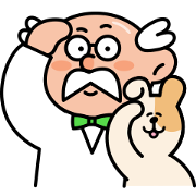 Dr.Point and his assistant Sticker for LINE & WhatsApp | ZIP: GIF & PNG